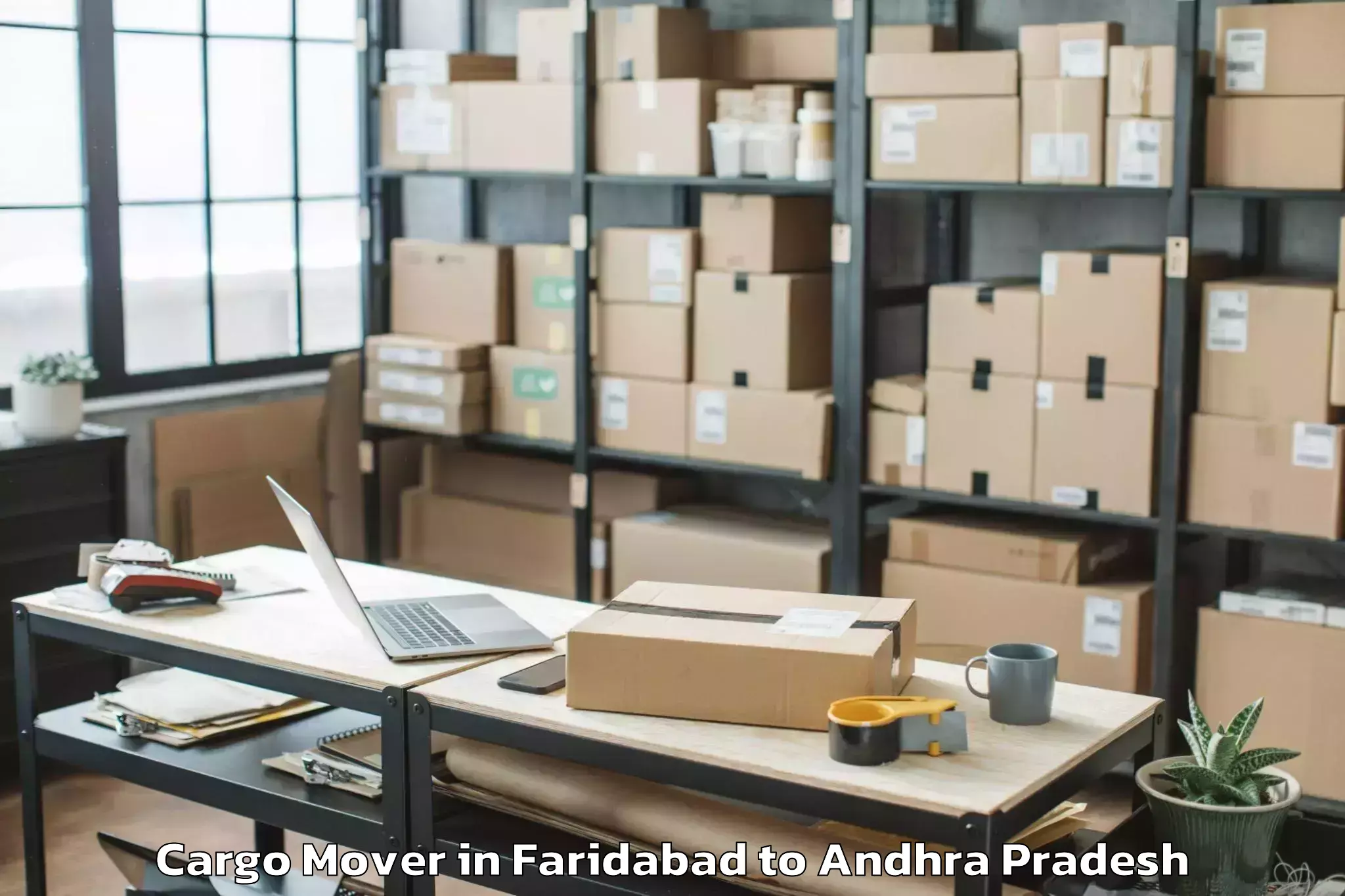 Reliable Faridabad to Kanaganapalle Cargo Mover